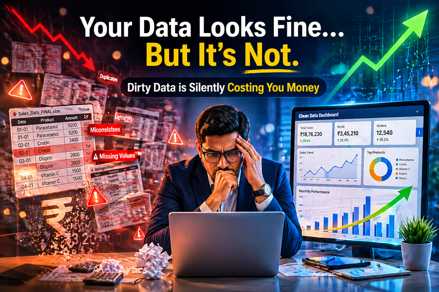 Clean Data: Structured, accurate, and ready for insights